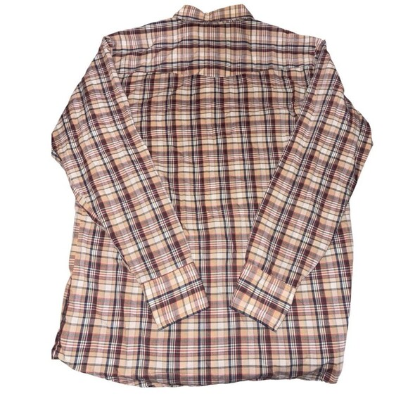 Vintage Dee Cee Rangers Shirt Mens Large Red Plaid Western Pearl Snap USA 70s - Picture 4 of 11